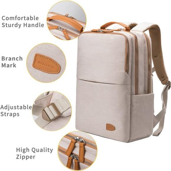 NOBLEMAN Best Laptop Backpack for Women, Professional Adult Office Commuter main image 7